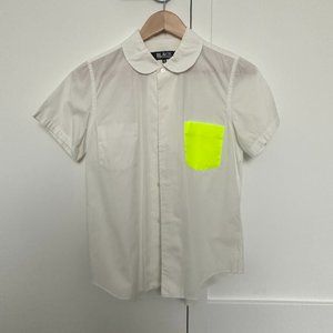Comme des Garcons - black label neon pocket shirt